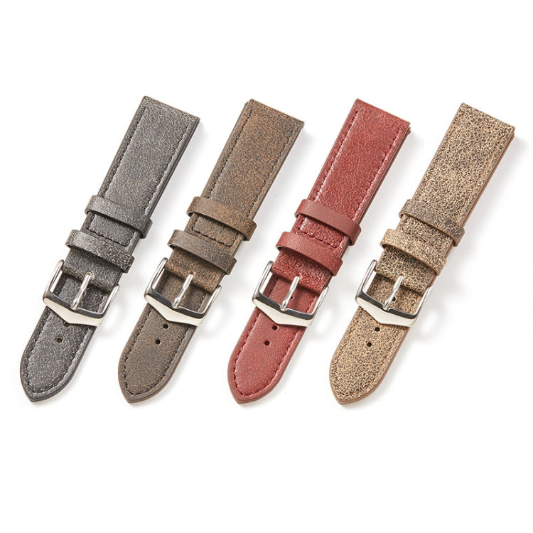 Small Broken Texture Cowhide Strap Suitable For Huawei Watche, 20mm, 22mm
