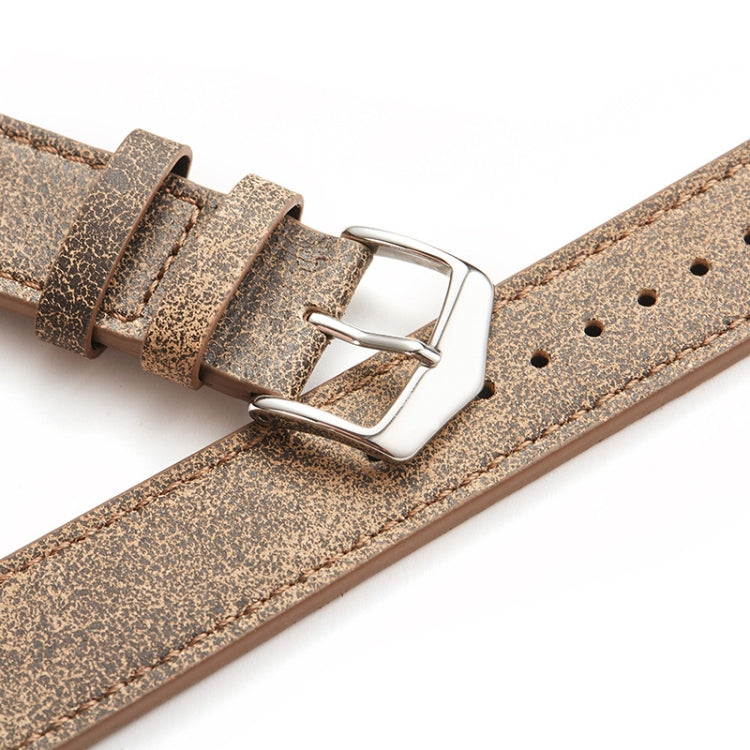 Small Broken Texture Cowhide Strap Suitable For Huawei Watche, 20mm, 22mm