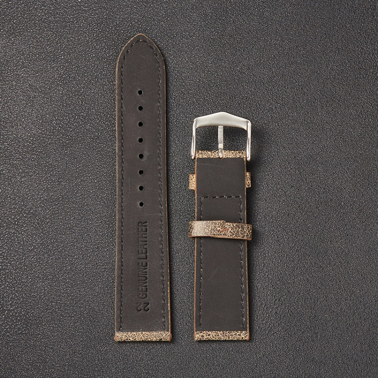 Small Broken Texture Cowhide Strap Suitable For Huawei Watche, 20mm, 22mm