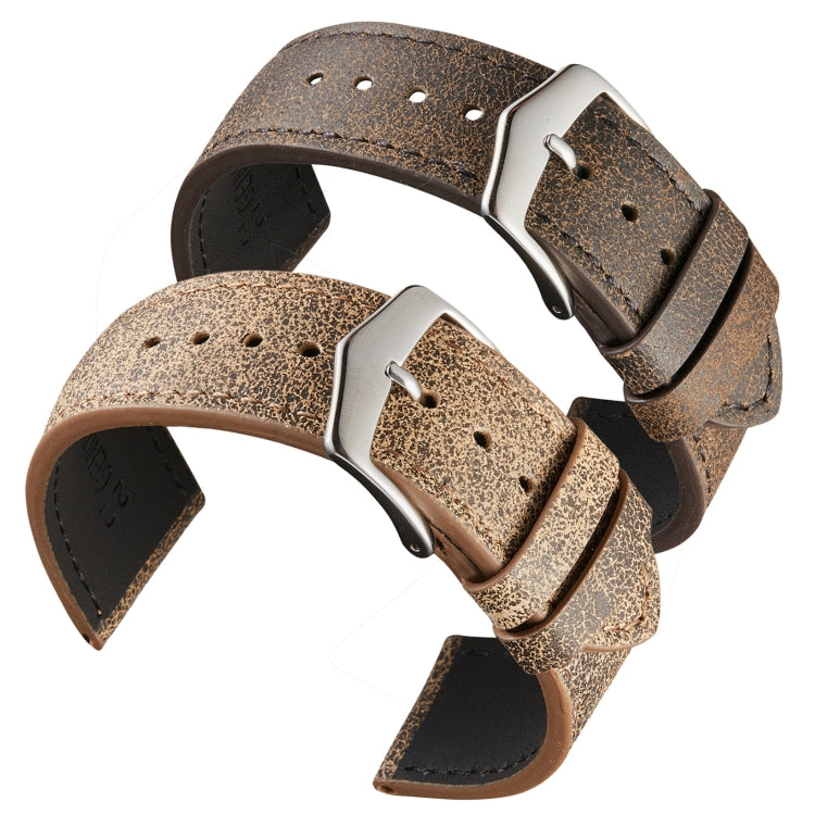Small Broken Texture Cowhide Strap Suitable For Huawei Watche, 20mm, 22mm