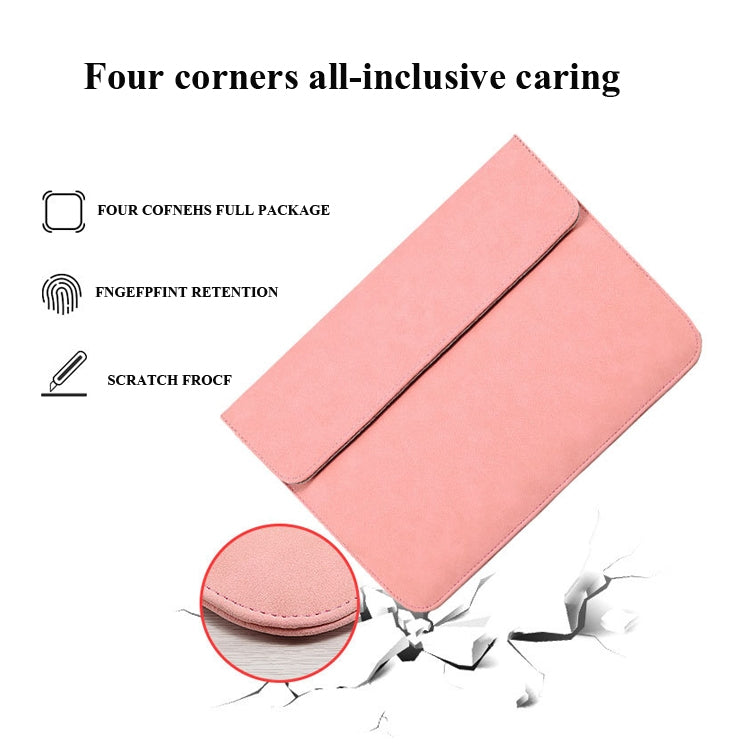 Horizontal Matte PU Laptop Bag, For Macbook 11 Inch A1465/A1370, For Macbook  12 Inch A1534, For Macbook Air/ Pro 13.3 Inch A1466/A1369/A1502/A1425, For Macbook Air/ Pro 13 Inch  A2337/A1989/A2179/A2338/A1708