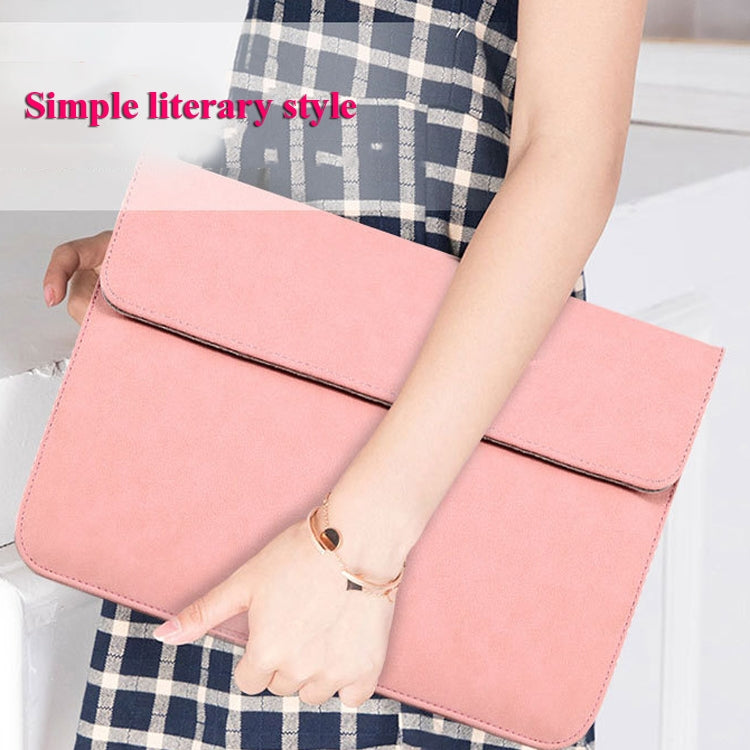 Horizontal Matte PU Laptop Bag, For Macbook 11 Inch A1465/A1370, For Macbook  12 Inch A1534, For Macbook Air/ Pro 13.3 Inch A1466/A1369/A1502/A1425, For Macbook Air/ Pro 13 Inch  A2337/A1989/A2179/A2338/A1708