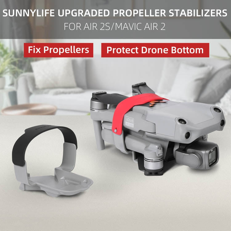 Sunnylife A2S-Q9358 Blade Holder Fixed Propeller Fixer Guard for DJI Air 2S / Mavic Air 2, For DJI Air 2S / Mavic Air 2(Red), For DJI Air 2S / Mavic Air 2(Black)