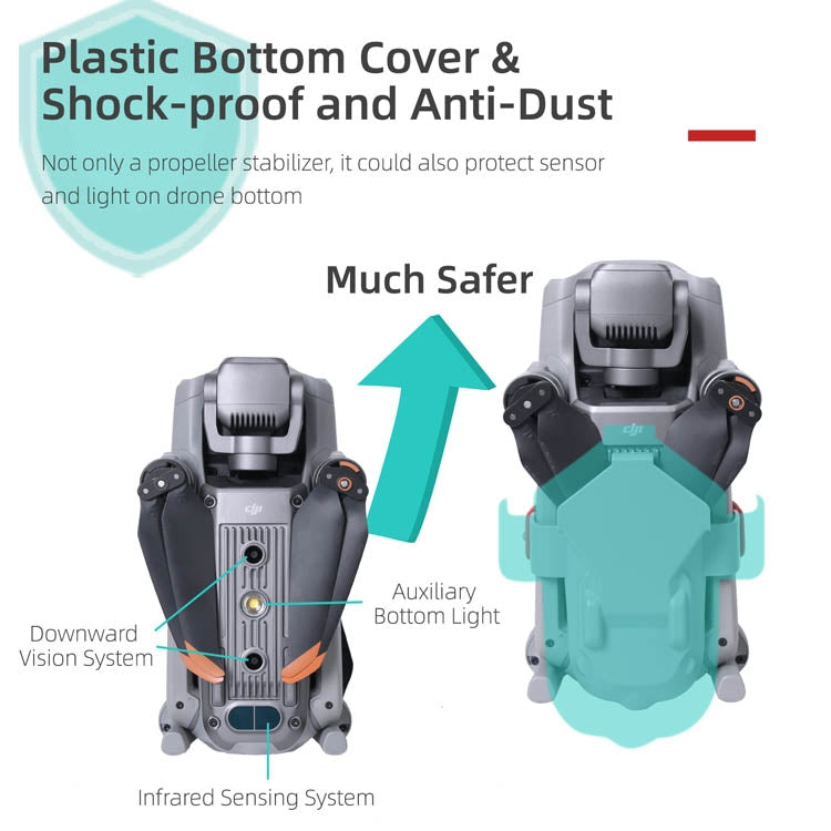 Sunnylife A2S-Q9358 Blade Holder Fixed Propeller Fixer Guard for DJI Air 2S / Mavic Air 2, For DJI Air 2S / Mavic Air 2(Red), For DJI Air 2S / Mavic Air 2(Black)