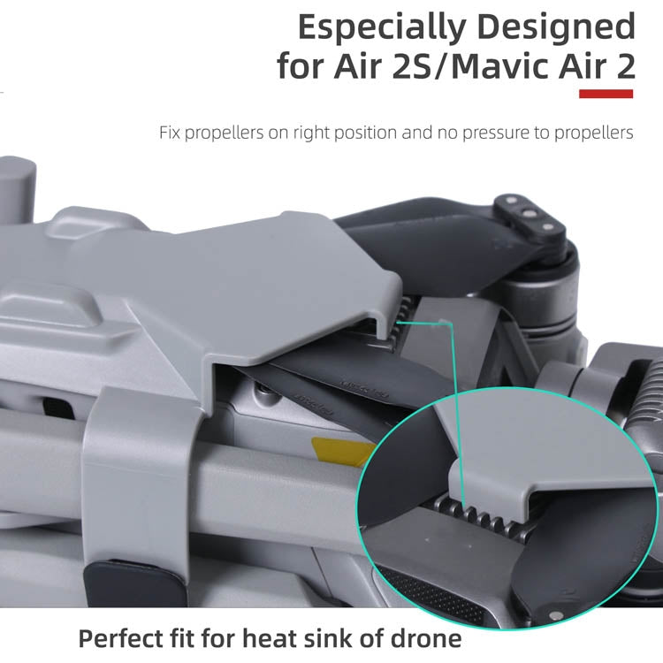 Sunnylife A2S-Q9358 Blade Holder Fixed Propeller Fixer Guard for DJI Air 2S / Mavic Air 2, For DJI Air 2S / Mavic Air 2(Red), For DJI Air 2S / Mavic Air 2(Black)