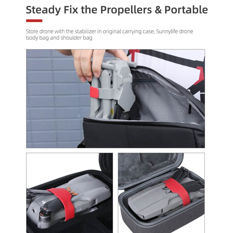 Sunnylife A2S-Q9358 Blade Holder Fixed Propeller Fixer Guard for DJI Air 2S / Mavic Air 2, For DJI Air 2S / Mavic Air 2(Red), For DJI Air 2S / Mavic Air 2(Black)