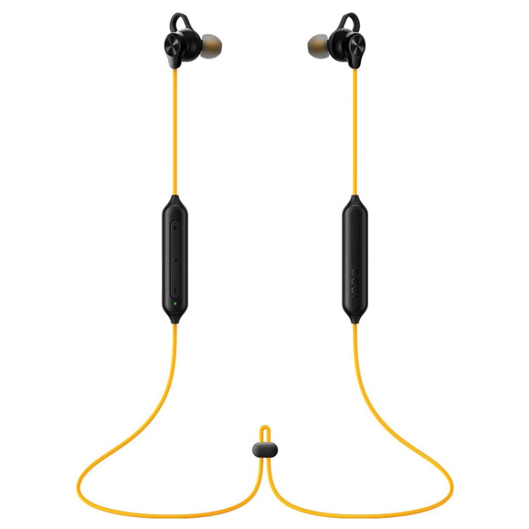 vivo IQOO Stereo Surround Sound Bluetooth Hanging Neck Magnetic Sports Earphones, vivo IQOO(Yellow)