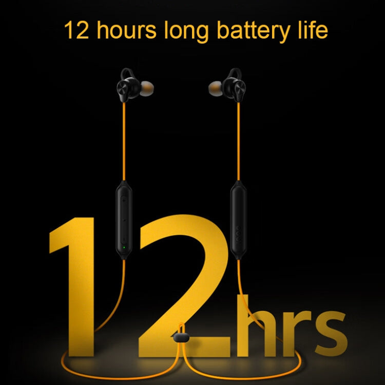 vivo IQOO Stereo Surround Sound Bluetooth Hanging Neck Magnetic Sports Earphones, vivo IQOO(Yellow)