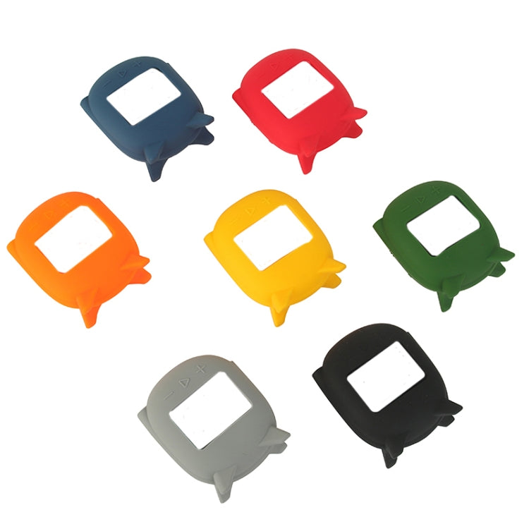 For JBL Clip 4 Bluetooth Speaker Silicone Case Protective Case, Style 1 (Blue), Style 1 (Army Green), Style 1 (Silver Gray), Style 1 (Orange), Style 1 (Red), Style 1 (Black), Style 1 (Yellow)