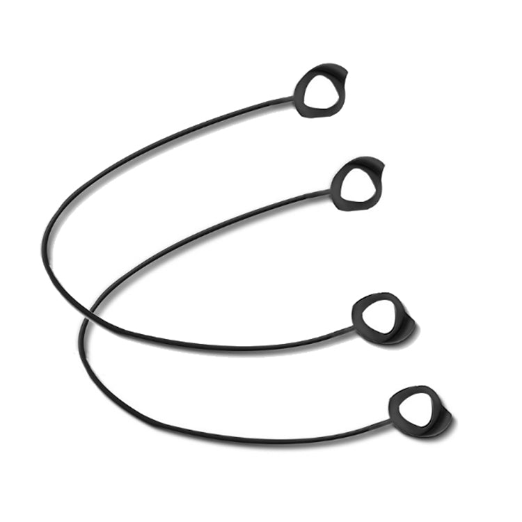 3 PCS Bluetooth Headphone Sports Silicone Anti-Lost Rope For Samsung GALAXLBuds 1 / 2, Black, White, Red, Blue