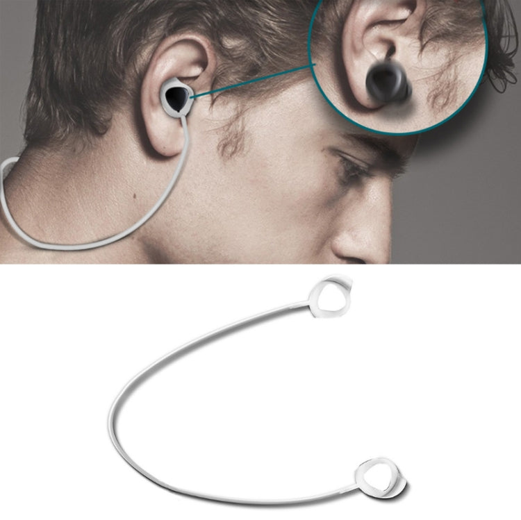 3 PCS Bluetooth Headphone Sports Silicone Anti-Lost Rope For Samsung GALAXLBuds 1 / 2, Black, White, Red, Blue