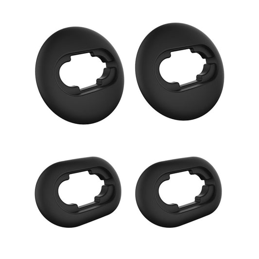 Eight silicone earplug caps for Samsung Galaxy Buds Live in black, red, brown, white