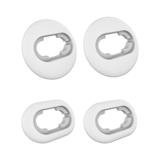 Black and red silicone earbuds covers for Galaxy Buds Live noise isolation