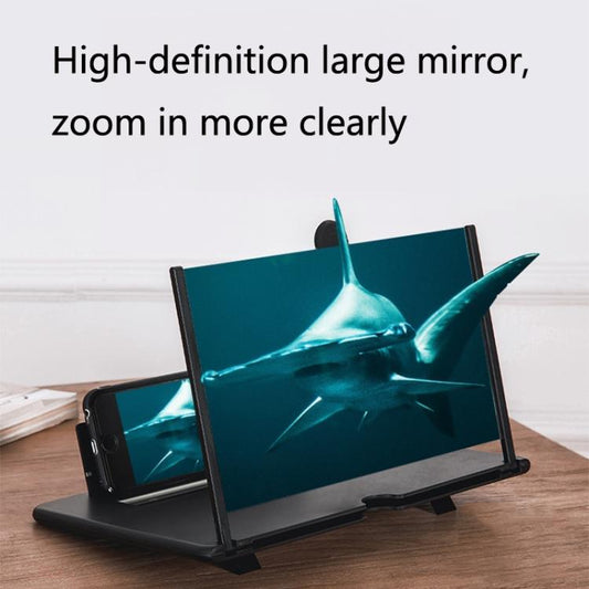 Pull-out design smartphone magnifier reducing eye strain with high-definition lens