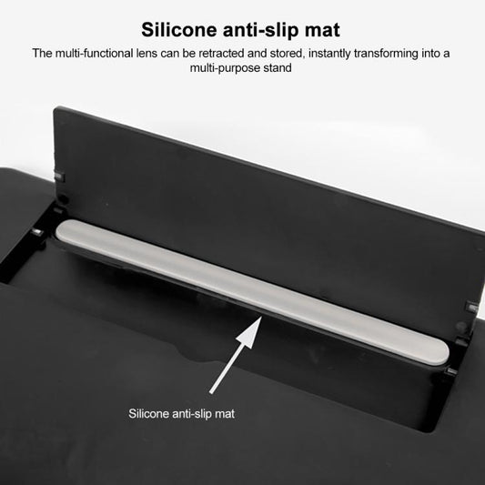 16-inch HD screen magnifier in use showing magnified content with protective holder
