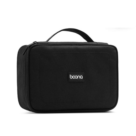 Hard disk storage compartment inside Baona BN-B005 organizer bag with protective padding