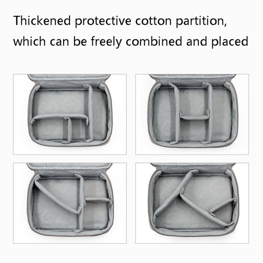 U disk and small electronics arranged in Baona storage bag with dedicated compartments
