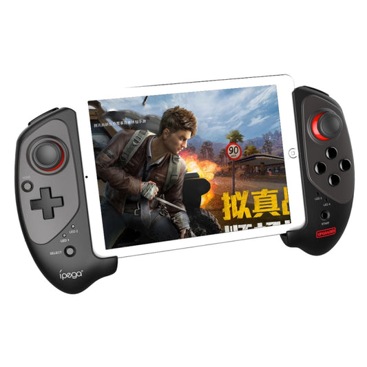 Compact folded Ipega 9083S wireless controller showing retractable design mechanism