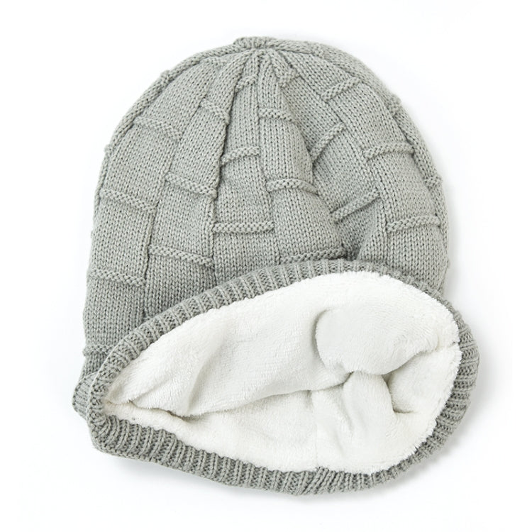 RG5-BL Bluetooth LED Lighting Music Knit Hat Plus Velvet Night Running Lamp Hat, Black, Dark Gray