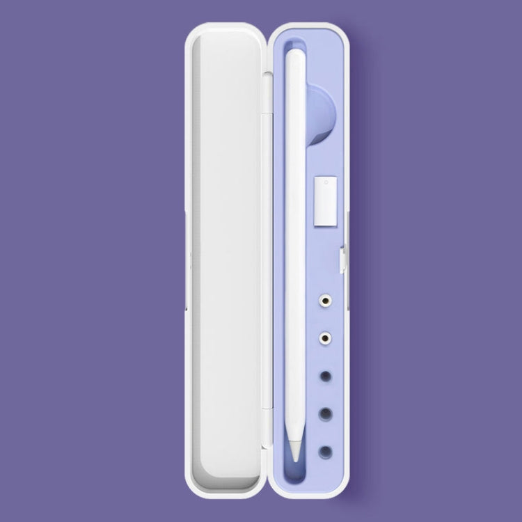 Étui de protection en silicone pour stylet Apple Pencil 1/2. Spécifications : 8 mm (noir graphite), 8 mm (violet clou de girofle), 8 mm (vert nuit foncé), 8 mm (bleu glacier), 10 mm (noir graphite), 10 mm (violet clou de girofle), 10 mm (vert nuit foncé).