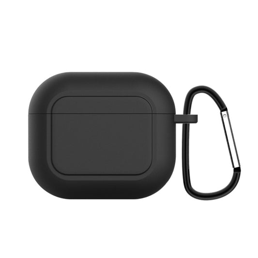 Night Green silicone shockproof AirPods 3 case with metal buckle protection