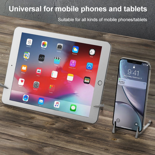 Portable lazy stand grip mechanism for smartphones and tablets