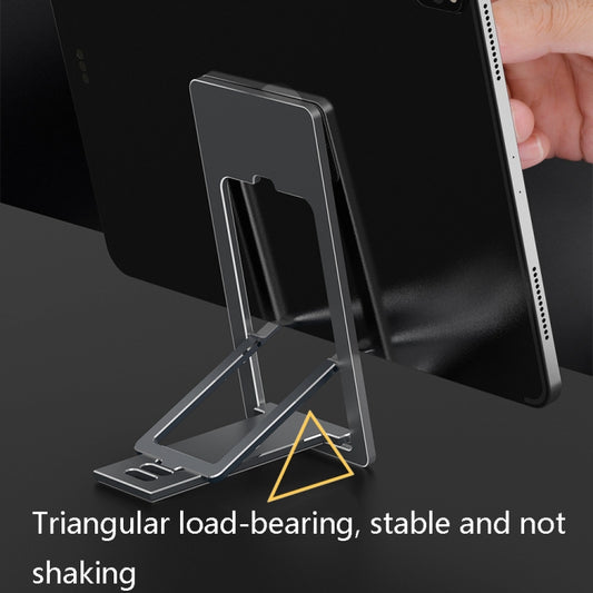Folding live stand for phones with collapsible design and storage convenience