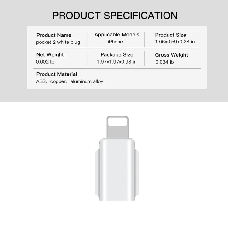 RCSTQ Smartphone Adapter for DJI OSMO Pocket 1/2, Type-C, 8 Pin