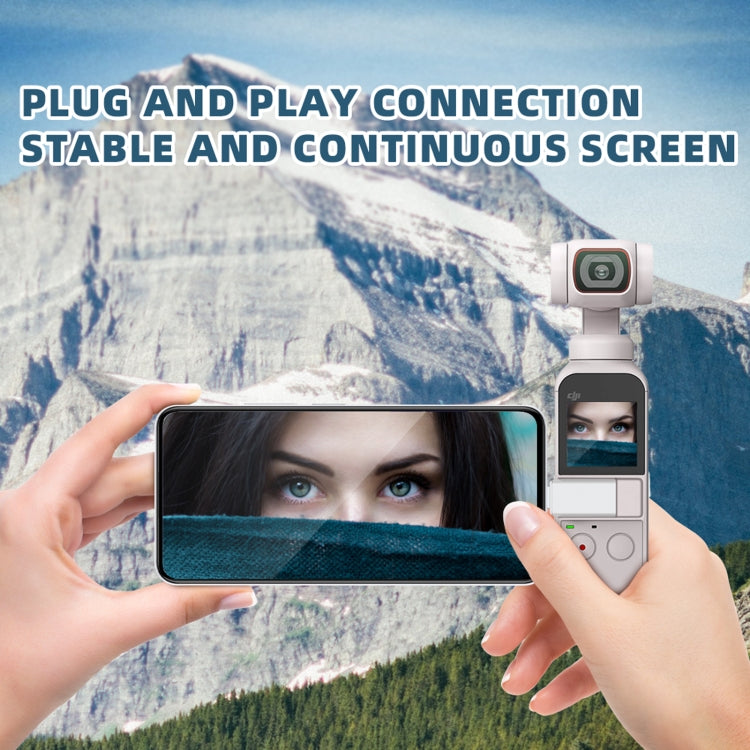 RCSTQ Smartphone Adapter for DJI OSMO Pocket 1/2, Type-C, 8 Pin