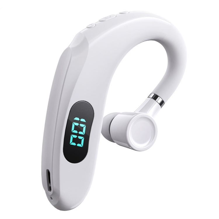 Écouteurs stéréo Bluetooth 5.2 professionnels à affichage numérique Q20, avec crochet d'oreille, pour le sport, vert, rose, jaune, bleu, noir et blanc
