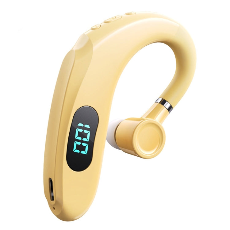 Écouteurs stéréo Bluetooth 5.2 professionnels à affichage numérique Q20, avec crochet d'oreille, pour le sport, vert, rose, jaune, bleu, noir et blanc
