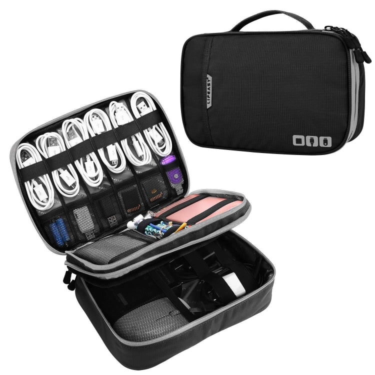 MapleStory Multifunctional Travel Digital Storage Bag, Size:, Small (Black）, Medium (Black), Medium (Gray), Large (Black), Large (Gray)