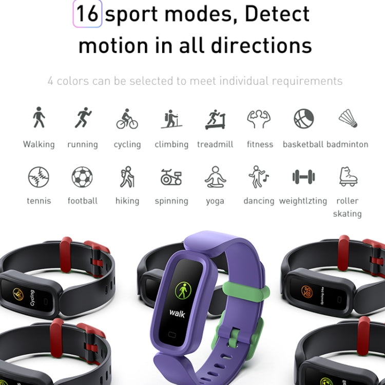 S90 Sleep Monitoring Bluetooth Sports Pedometer Smart Bracelet, Blue, Black, Red, Purple