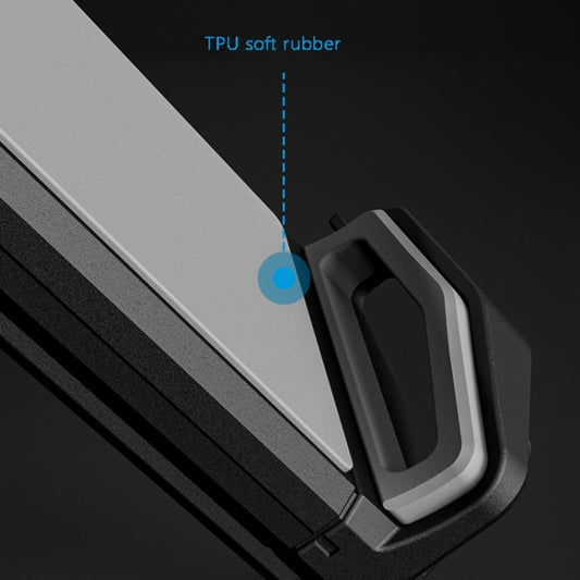 Adjustable P47 stand arms cradling smartphone securely for hands-free viewing and streaming