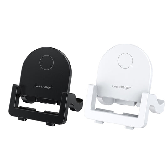 Top-down view of 15W fast charging pad with integrated phone stand