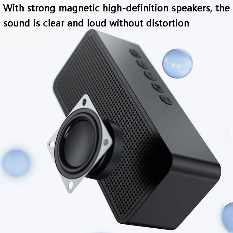 ZXL-G50 Mini Mirror Alarm Bluetooth Speaker Support TF Card, ZXL-G50 Pink, ZXL-G50 Black, ZXL-G50 White