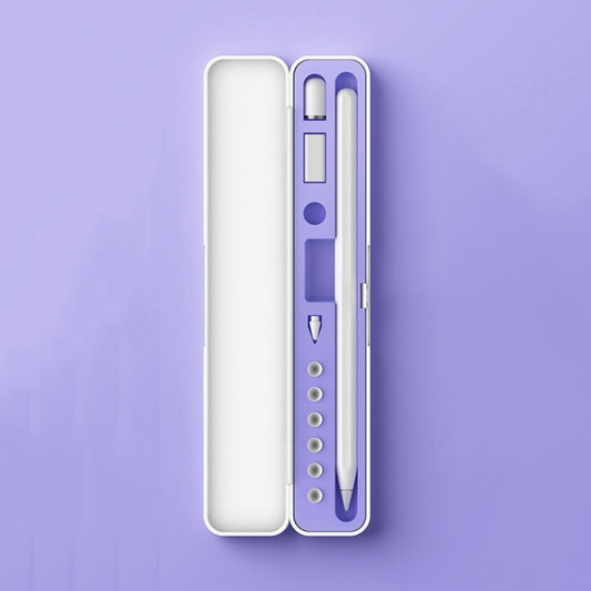 Apple Pencil protective case with built-in stylus organizer and accessory compartments