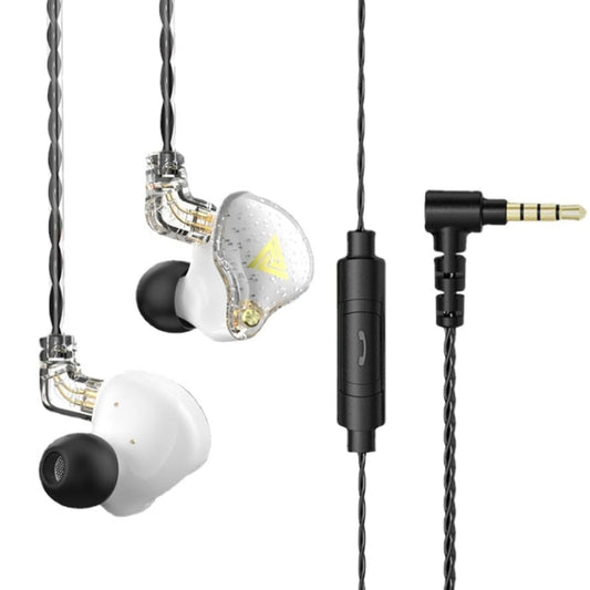 QKZ AK6 PRO wired earphones with built-in mic for calls and music streaming