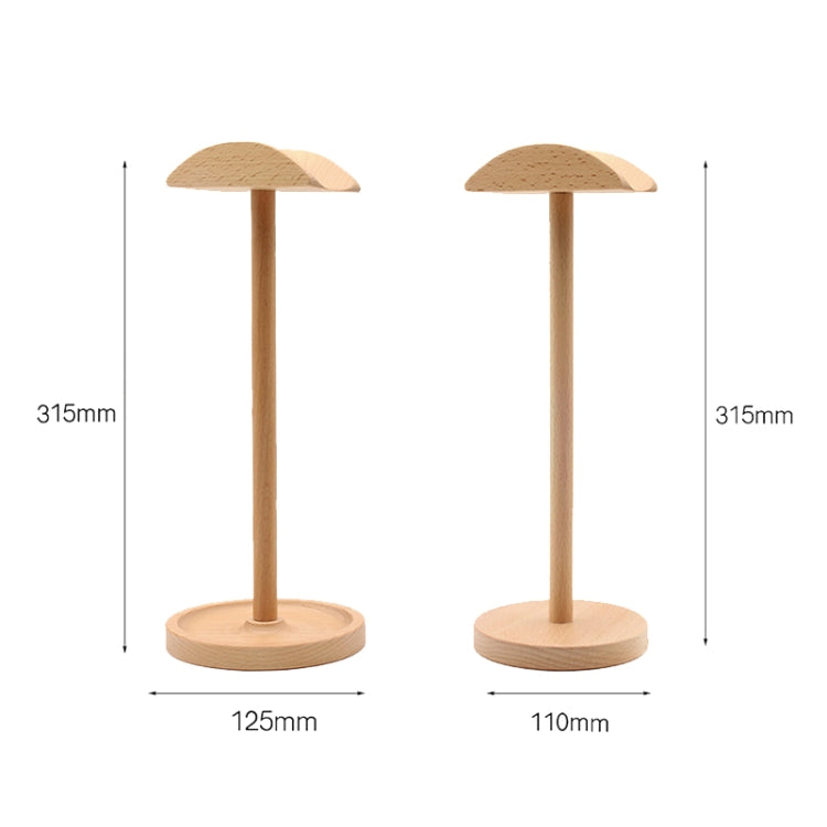 AM-EJZJ001 Desktop Solid Wood Headset Display Stand, Style:, B, C, D, E, F
