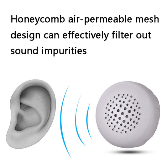 Dual pack honeycomb earmuffs showing black and gray color options
