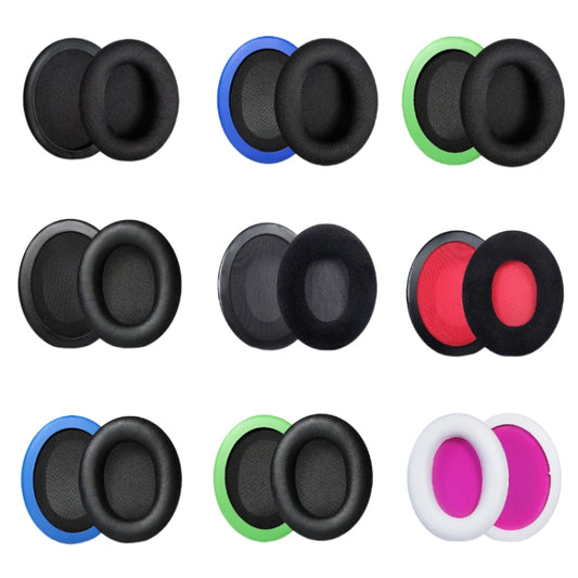 Dual earmuffs black mesh and blue compatible with HyperX headphones