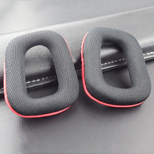 Dual-pack replacement ear cups showing texture and durability of sponge material