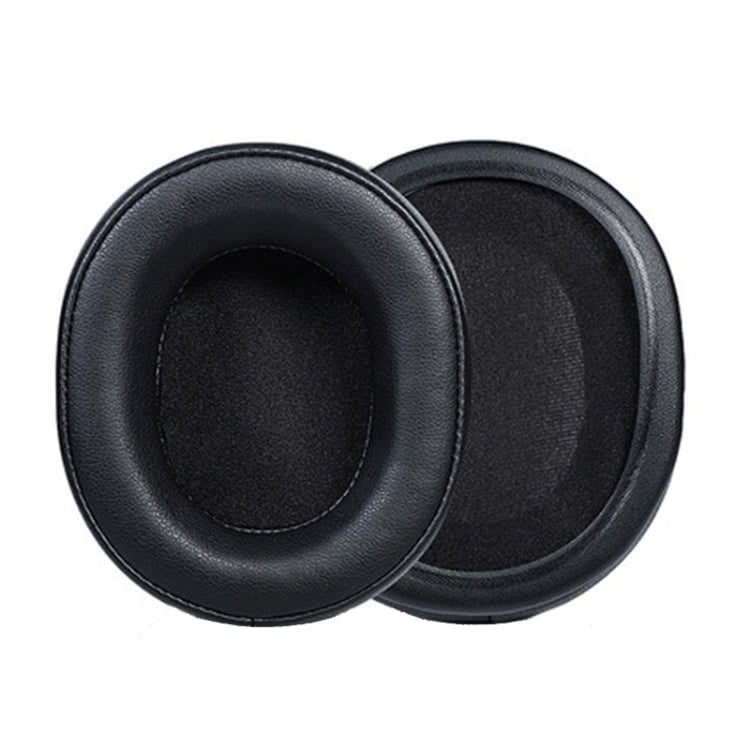 2 PCS Headset Protein Leather Earmuffs for Audio-Technica  ATH-WS660BT, Black, Black+Red, Gray+Blue