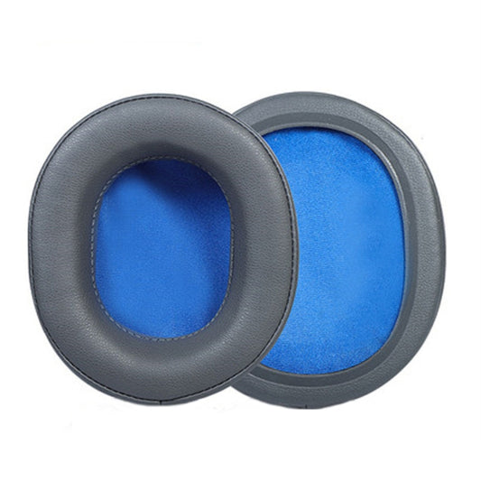 Gray and blue earmuff pair compatible with ATH-WS660BT audio headsets