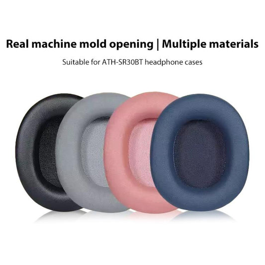 Replacement ear pad set featuring premium protein skin material for ATH-SR30BT