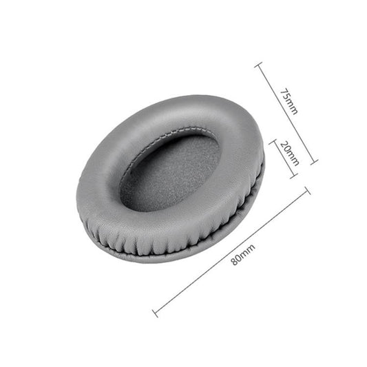 Close-up view of plush protein leather earmuff padding designed for Audio-Technica headsets