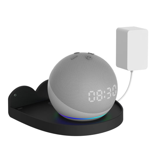 Echo Dot 4 mount showing secure grip mechanism and installation hardware included