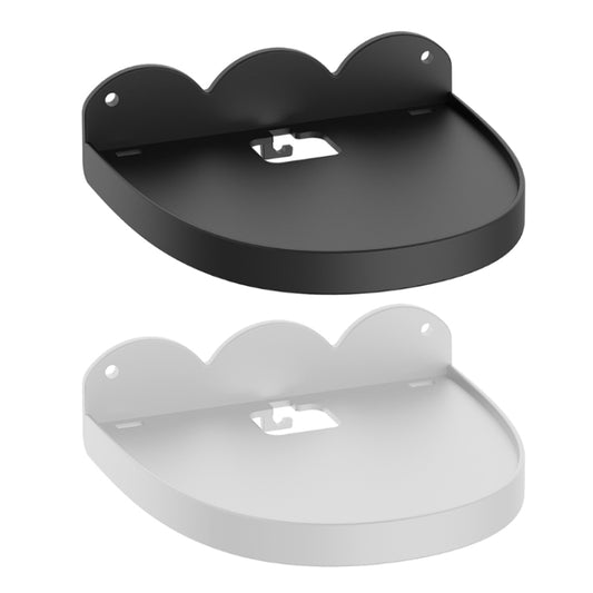 Side view of wall-mounted Echo Dot 4 bracket demonstrating compact vertical placement