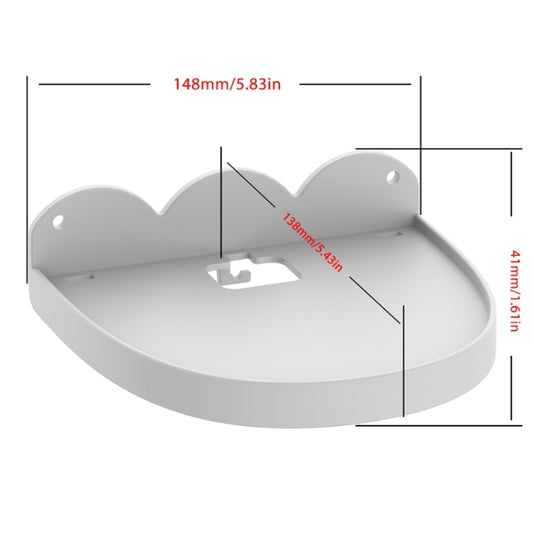 Close-up of mounting bracket attachment points and cable management routing system