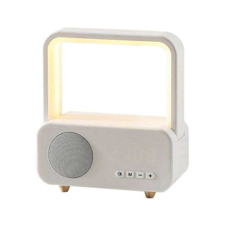 WH-J08 Home Portable Mini Bluetooth Speaker with Night Light, Basic Style, Clock Style